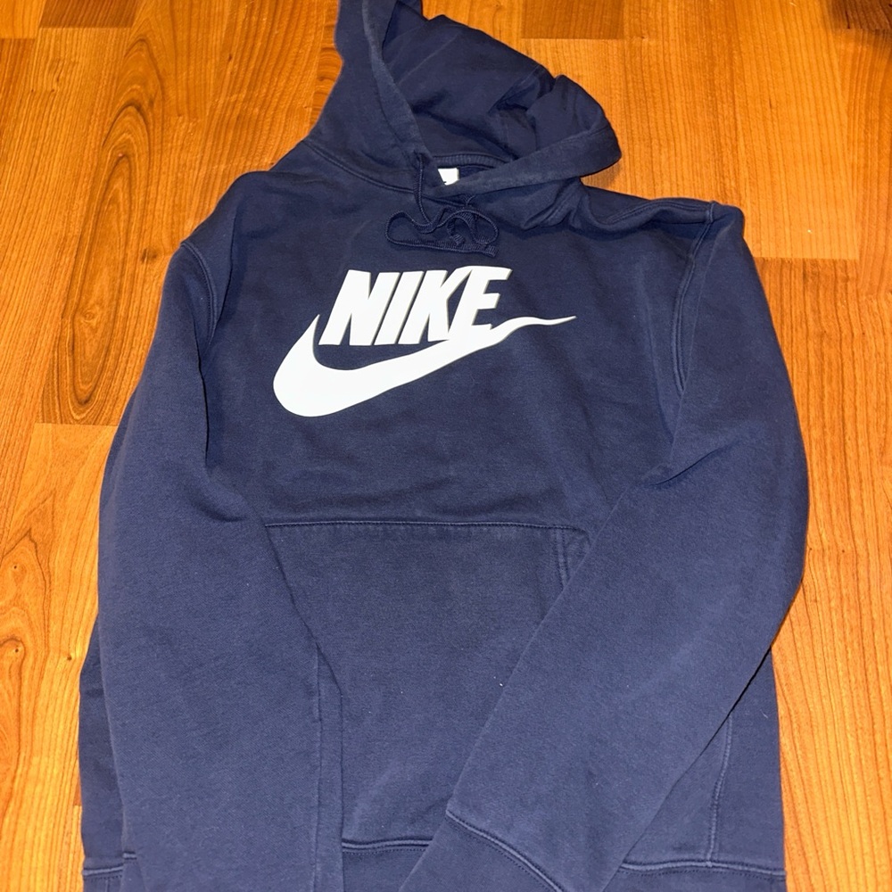 Nike Large navy blue hoodie